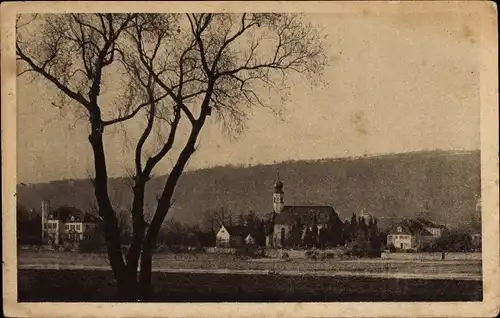 Ak Dresden Hosterwitz, Ortsansicht, Kirche