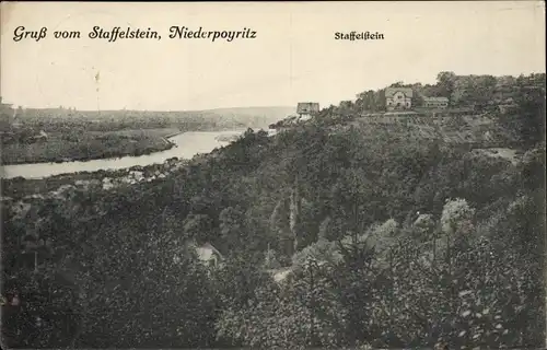 Ak Dresden Niederpoyritz, Staffelstein