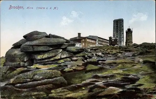 Ak Brocken Nationalpark Harz, Brocken Hotel