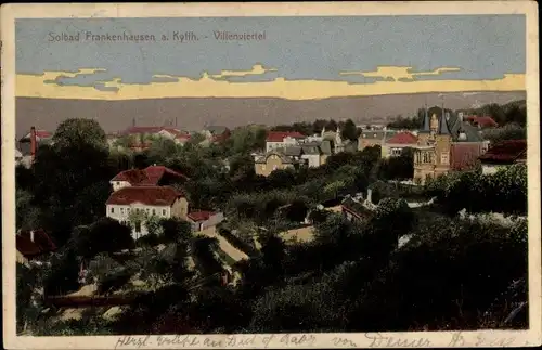 Ak Bad Frankenhausen am Kyffhäuser Thüringen, Villenviertel