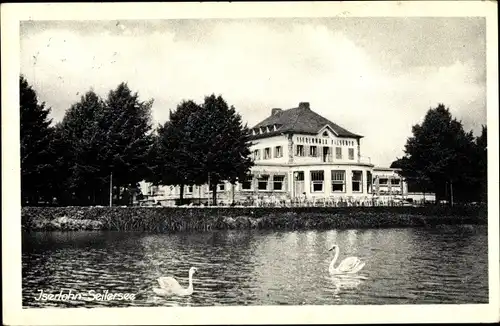 Ak Iserlohn im Märkischen Kreis, Haus Seilersee, Teich, Schwäne