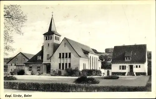 Ak Balve im Sauerland Westfalen, Ev. Kirche