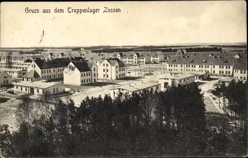 Ak Zossen in Brandenburg, Truppenlager