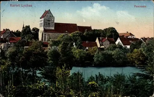 Ak Lychen in der Uckermark, Panorama