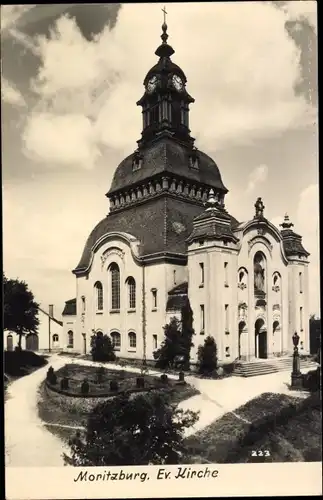 Ak Moritzburg Sachsen, Evangelische Kirche