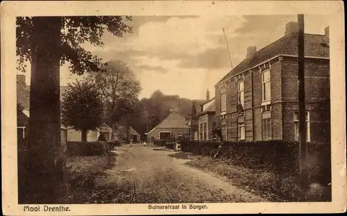 Ak Borger Drenthe Niederlande, Buinerstraat