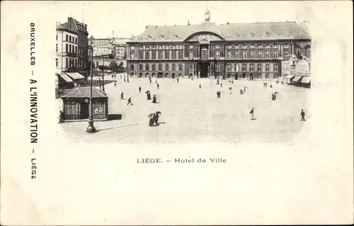 Ak Liège Lüttich Wallonien, Hotel de Ville