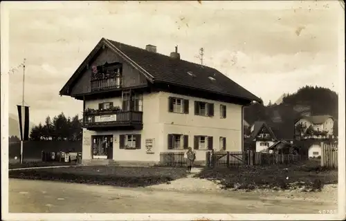 Ak Kiefersfelden Oberbayern, Badeanstalt, Außenansicht