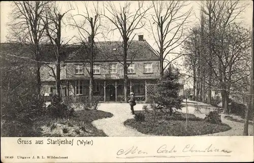 Ak Wyler Kranenburg am Niederrhein, Startjeshof, Gebäude, Außenansicht
