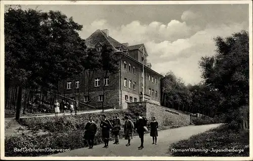 Ak Bad Karlshafen an der Weser, Hermann Wenning Jugendherberge