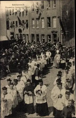 Ak Echternach Luxemburg, Procession dansante, Echternacher Springprozession