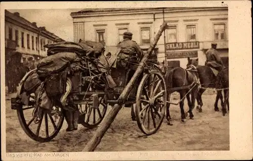 Ak Ostpreußenhilfe, Das vierte Rad am Wagen, Sklad mebli