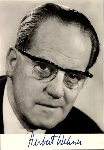 Ak Stellvertretender Vorsitzender der SPD, Herbert Wehner, Portrait