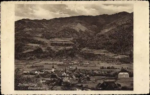 Ak Scheifling Steiermark, Ort mit Umgebung