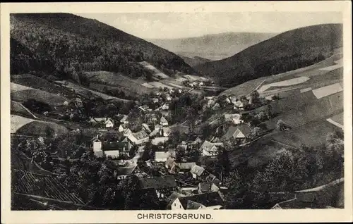 Ak Kryštofovo Údolí Christofsgrund Riesengebirge Region Reichenberg, Gesamtansicht