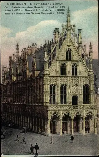Ak Mechelen Mecheln Malines Flandern Antwerpen, Nieuw Stadhuis
