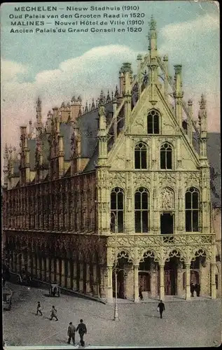 Ak Mechelen Mecheln Malines Flandern Antwerpen, Nieuw Stadhuis