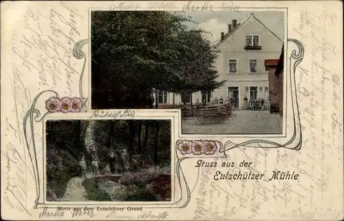 Ak Eutschütz Bannewitz Sachsen, Eutschützer Mühle
