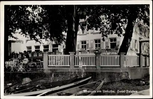 Ak Wangen am Untersee Öhningen in Baden, Hotel  Frieden