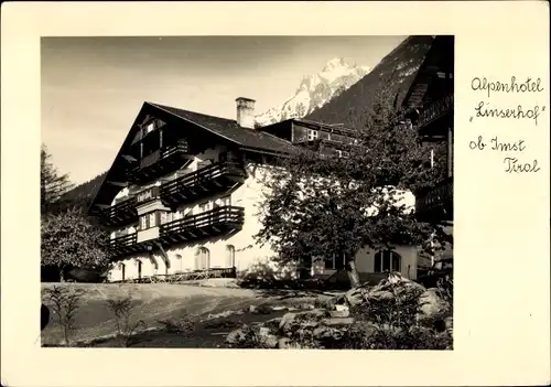 Ak Imst in Tirol, Alpenhotel Linserhof