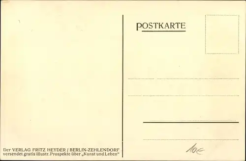 Künstler Ak Greiner, Otto, Sommer, nackter Junge, Landschaftsidyll