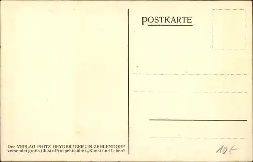 Mondschein Künstler Ak Cissarz, J. V., Am Meer, Kalender Kunst und Leben