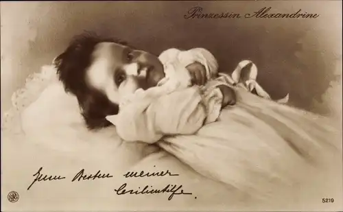 Ak Prinzessin Alexandrine von Preußen, Cecilienhilfe