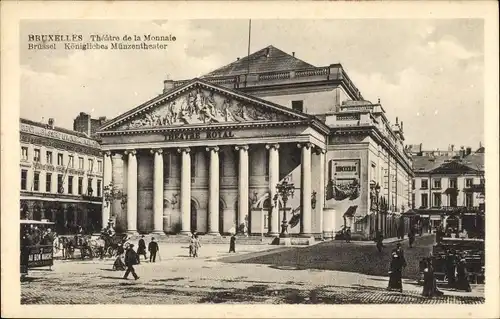 Ak Bruxelles Brüssel, Theatre de la Monnaie