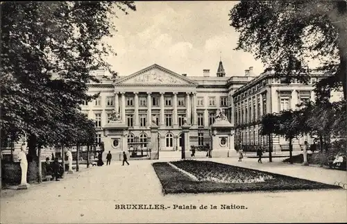 Ak Bruxelles Brüssel, Palais de la Nation