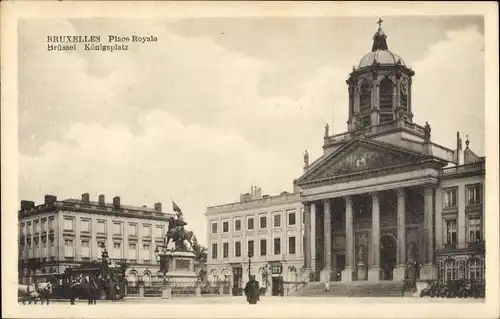 Ak Bruxelles Brüssel, Place Royale