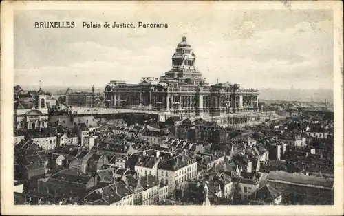 Ak Bruxelles Brüssel Belgien, Palais de Justice, Panorama