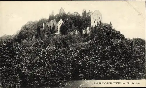 Ak Larochette Fels Luxemburg, Ruines