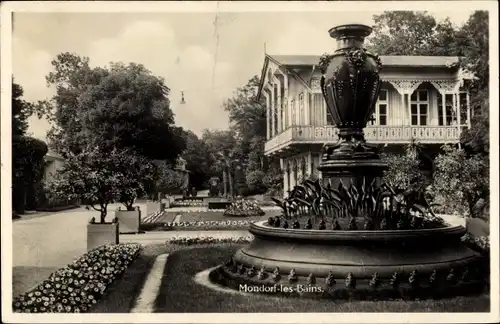 Ak Mondorf les Bains Bad Mondorf Luxemburg, Park