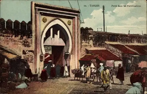 Ak Tanger Marokko, Porte dans le Fortifications