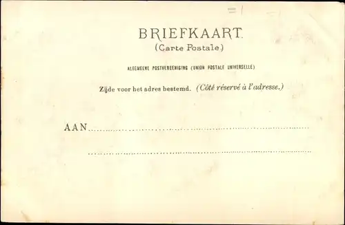 Ak 's Gravenhage Den Haag Südholland, Gedempte Gracht 1901