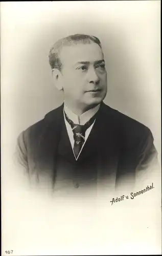 Ak Schauspieler Adolf von Sonnenthal, Portrait