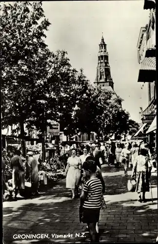 Ak Westerbouwing Oosterbeek Gelderland, Vismarkt N.Z.