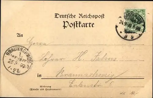 Ak Magdeburg an der Elbe, Panorama v. d. Friedrichstadt