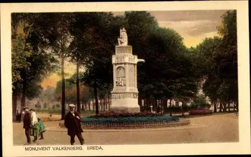 Ak Breda Nordbrabant Niederlande, Monument Valkenberg