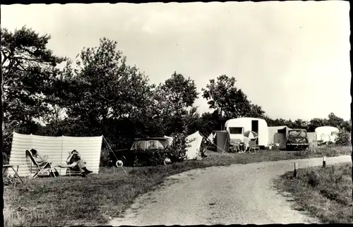 Ak Vledder Drenthe, Adelhof Bungalows Camping Pension Theehuis