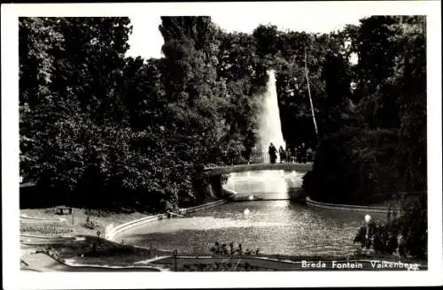 Ak Breda Nordbrabant Niederlande, Fontein Valkenberg