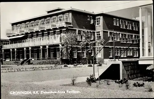 Ak Groningen Niederlande, R.K. Ziekenhuis, Anna Paviljoen