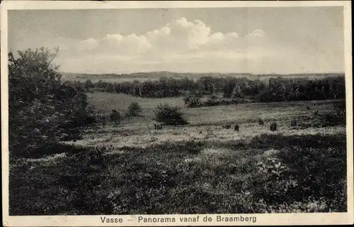 Ak Vasse Overijssel Niederlande, Panorama vanaf de Braamberg