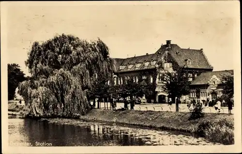 Ak Deventer Overijssel Niederlande, Station