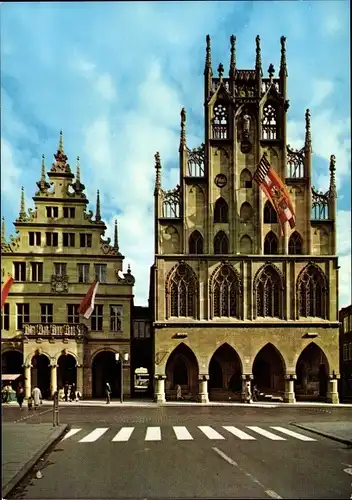 Ak Münster in Westfalen, Rathaus