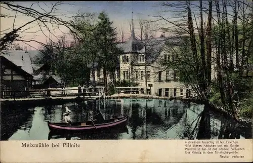 Ak Dresden Pillnitz, Meixmühle im Friedrichsgrund