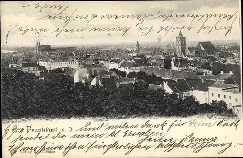 Ak Frankfurt an der Oder, Ortsansicht