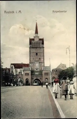 Ak Rostock Mecklenburg, Kröpelinertor