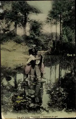 Ak La vie aux champs, Passage du gue