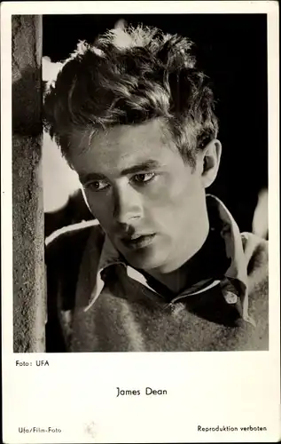 Ak Schauspieler James Dean, Portrait, UFA Film
